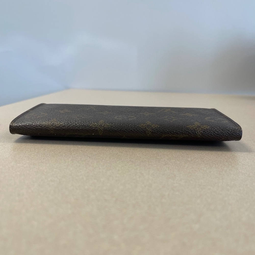 LOUIS VUITTON Monogram Pochette Porte-Monnaie Long Wallet M61725 Brown- Preowned - Picture 5 of 16